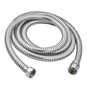 Шланг ChrF01 для душа Champion Chr.F01 из нержавеющей стали, растяжной 175-225 см, хром (HO0010)