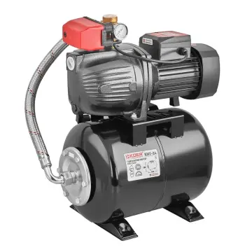 Насосная станция KOER AUTO JET-125A Н=50М Q=3,5кбМ, P=1100 Вт, 1x1 (с пятерником) (KP3393)