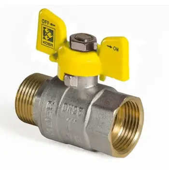 Кран кульовий Koer 1" ГШБ газ (KR.518.PR.GAS) (KR0054)