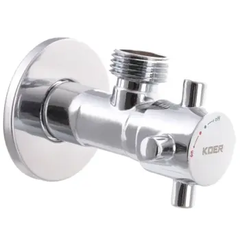 Кран для підключення сантехприладів Koer 1/2x1/2 (KR.517) (KR0108)