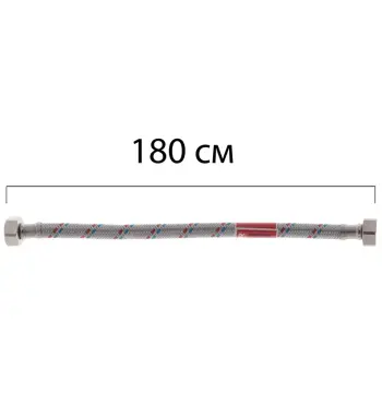 Гибкий подвод KOER KH-01-FF1/2"- 1800 нержавейка ГГ- 180 см (KR0260)