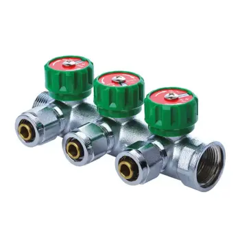 Коллектор теплого пола Koer KR.1122-3 1”x3 ways (KR2654)