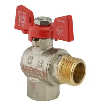 Кран кульовий Koer 1/2" ГШМ кутовий (KR.208) (KR2805)