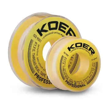 ФУМ стрічка для газу Koer STP-12 PRO 15M * 0.2mm * 19mm (KR2811)