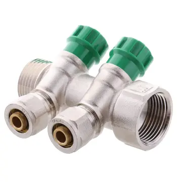Коллектор теплого пола Koer KR.1124-2 1”x2 ways (KR2832)