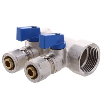 Коллектор теплого пола Koer KR.1126-2 1”x2 ways (KR2838)