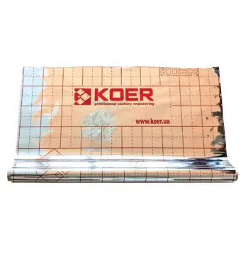 Плівка тепловідбивна металізована з розміткою Koer (рулон 50 м) (KR2868)