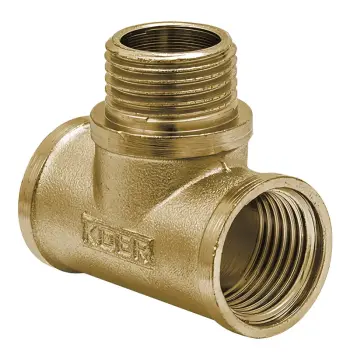 Трійник Koer KF.T06FMF.WN 1/2'' ВЗВ (без нікелю) (KR3029)
