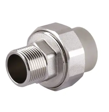 Муфта разборная нар. резьба (латунь) PPR Vsplast 20х1/2″ 1018