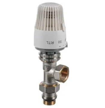 Кран RTL з системою "антипротікання" кутовий Koer KR.941-Gi - 1/2x1/2 (KR3065)
