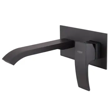 Змішувач для умивальника KOER 007 BLACK KB-16007-05 латунний чорний матовий прихованого монтажу (KR3451)