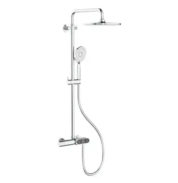 Душевая колонна Koer KB-55014-01 латунная хромированная с термостатом (KR4732)