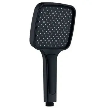 Ручная лейка для душа Koer KP-0402-05 пластиковая черная матовая с тремя режимами (KR4985)