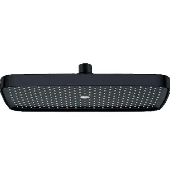 Потолочная лейка для душа Koer KP-0402-05-OH из ABS-пластика черная матовая 310×200 мм (KR4986)