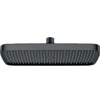 Потолочная лейка для душа Koer KP-0402-07-OH пластиковая графитовая 310×200 мм (KR4990)