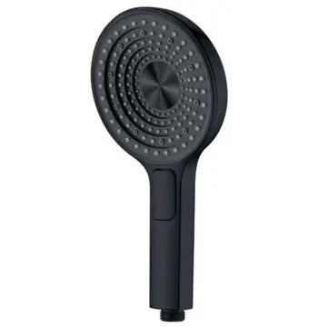 Лейка для душа KOER KP-0403-05 черная матовая из ABS-пластика на 3 режима (KR4993)