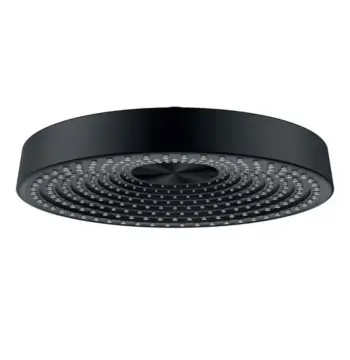 Потолочная лейка для душа KOER KP-0403-05-OH черная матовая из ABS-пластика, 300 мм (KR4994)