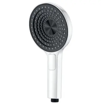 Лейка для душа Koer KP-0403-03 из ABS-пластика белая матовая, трехрежимная (KR4995)