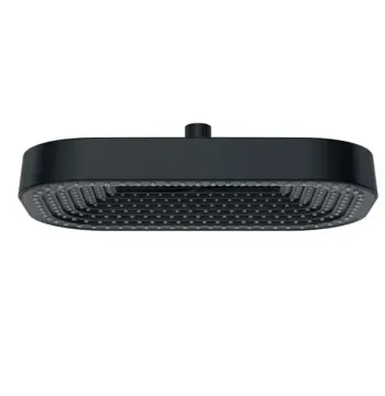 Потолочная лейка для душа Koer KP-0404-05-OH из ABS-пластика черная матовая 325×200 мм (KR5002)