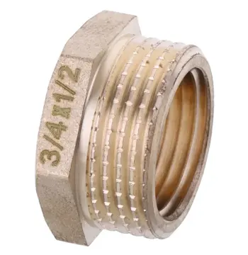 Футорка Koer KF.F0608.WN - 3/4"x1/2" (без никеля) (KR5100)