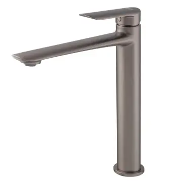 Змішувач для умивальника Koer KB-11028-07 латунний графітовий високий (KR5296)
