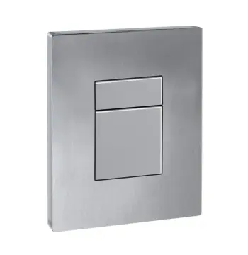 Панель смыва KOER KT-0607-01 157x198x3mm пластиковая, кнопка квадратная (цвет хром) (KR5344)