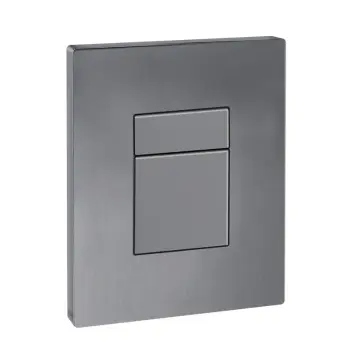 Панель смыва KOER KT-0607-07 157x198x3mm пластиковая, кнопка квадратная (цвет графит) (KR5345)