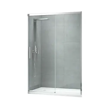 Двері в нішу Koer SR SD05-140x200-TR-01 прозоре скло Easy Clean 6мм, хром (KR5406)