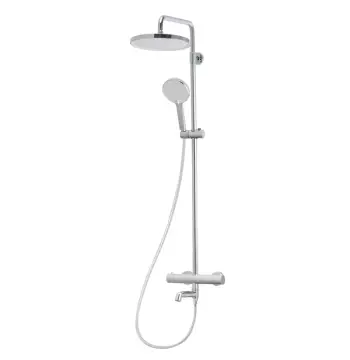 Душова колона KOER KB-57029-01 латунна хромована з термостатом на 3 режими (KR5482)
