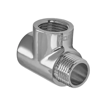 Трійник редукційний Koer KF.T06FFM.CHR - 1/2" FFМ хром (KR5622)