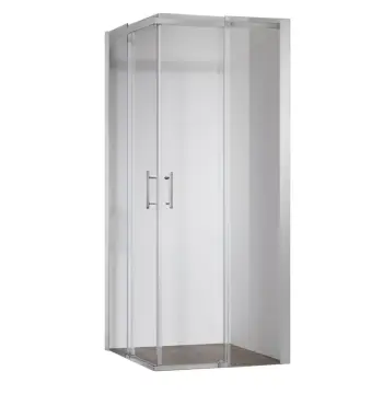 Душевая кабина без поддона Koer SR SC03-90x90x200-TR-02 прозрачное стекло Easy Clean 6мм SS Color (KR5680)