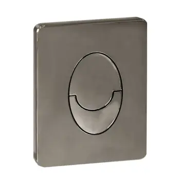 Панель смыва KOER KT-0606-07 157x198x3mm пластиковая, кнопка округленная (цвет графит) (KR5712)