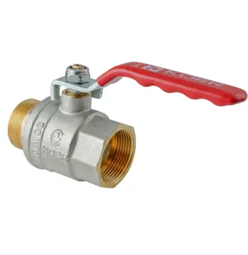 Кран шаровой ГШВ KOER EXTREME KE.215-50 - 2" FM ручка "рычаг" красная (KR5755)