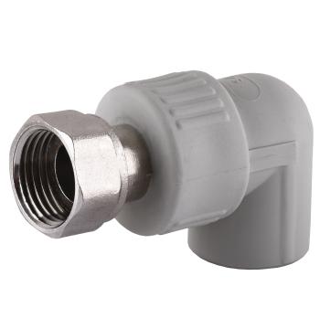Угол с накидной гайкой Vsplast PPR ф20х1/2″ ** 2019