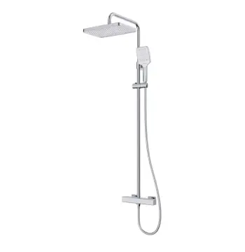 Душевая колонна Koer KB-53038-01 хромированная с термостатом на 2 режима (KR5959)
