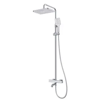Душевая колонна KOER KB-57038-01 хромированная термостатическая на 3 функции (KR5960)