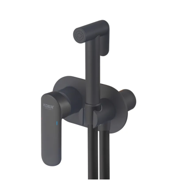 Смеситель для гигиенического душа встроенный KOER KB-22028-05 (Цвет черный) (KR6013)