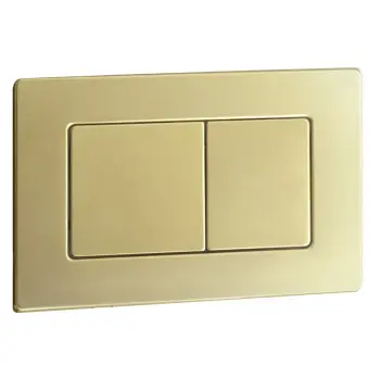 Панель змиву Koer KT-0612-12(S) 240x160x10mm з нержавіючої сталі, кнопка квадратна SUS304. Зразок (KR6143)