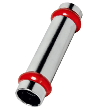 Муфта надвижная KOER KQ.C18 PRESS-INOX AISI 304 18x18 (KR6315)