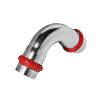 Колено 90° двухраструбное KOER KQ.L22-2 PRESS-INOX AISI 304 22x22 (KR6401)