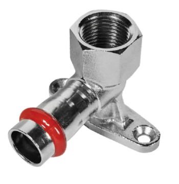 Колено настенное 90° ВР KOER KQ.V2206F PRESS-INOX AISI 304 22x1/2" (KR6423)