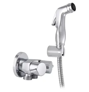 Монокран Zerix LR5398-3 латунный хромированный для гигиенического душа и бачка унитаза (LL1560)