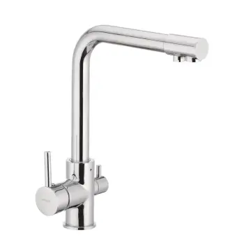 Кухонный смеситель Mixxus Premium Gudini 021 латунный хром на две воды (MI1589)