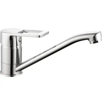 Смеситель для кухни Mixxus Gavi 555 хромированный однорычажный с поворотным изливом (MI1594)