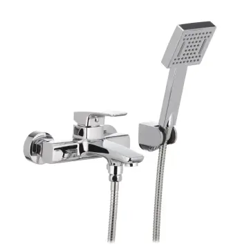 Смеситель для ванной Mixxus Premium Patrick Chr-009 латунный хромированный с коротким литым изливом (MI1659)