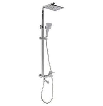 Душевая колонна со смесителем Mixxus Premium Patrick Chr-009-J латунная хромированная с поворотным изливом (MI1661)
