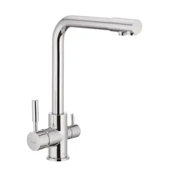Змішувач для кухні Mixxus Premium Hans 021 латунний, хром, на дві води (MI1666)