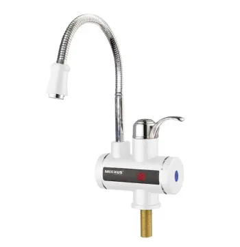 Водонагреватель 3 kW проточный MIXXUS Electra 240-EF с индик. темп., рефлекторный излив, RESET, на мойку (MI2750)
