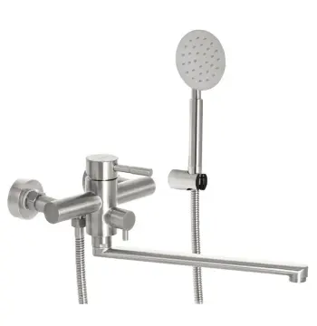 Смеситель для ванны Mixxus SUS-006 из нержавеющей стали с длинным поворотным изливом (MI2825)