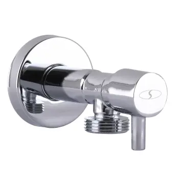 Кран полуоборотный угловой SOLOMON 1/2″х3/4″ Lazer 7076 (2шт)